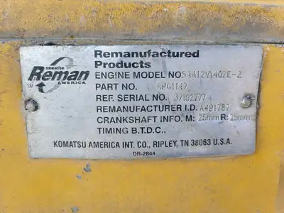 Used KOMATSU SAA12V140ZE-2 Diesel Engines British Columbia CA | Lenmark #836648