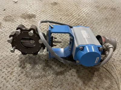 Jamesbury 4″ Pneumatic Wafer Butterfly Valve Cast Iron / SS 170/285PSI