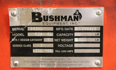USED BUSHMAN 624-SL