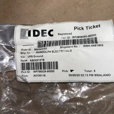 NEW IDEC ASD0213T8