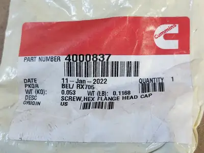 NEW CUMMINS 4000837