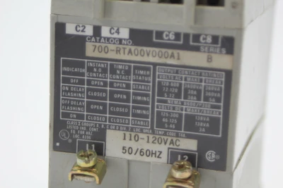 Used Allen-Bradley 700-RTA00V000A1 Relays & Switches California US | Davliegogo LLC #1705311