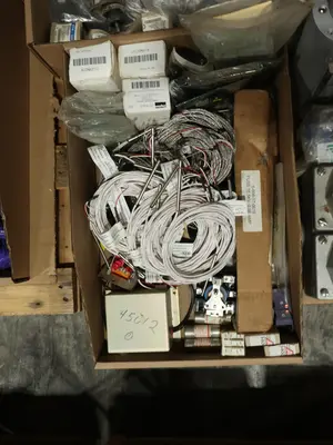 5 PALLETS OF ASSORTED ELECTRICAL AND COMPONENTS