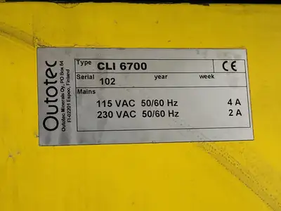 Used OUTOTEC CLI6700 Misc Electrical & Power Parts British Columbia CA | Lenmark #1439586