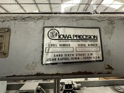 Used IOWA PRECISION UCR20M60 Cut To Length Lines Ohio US | HGR 24 #728583