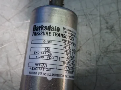 Used BARKSDALE 425T204 Pressure Transmitters Ohio US | HGR 24 #879895
