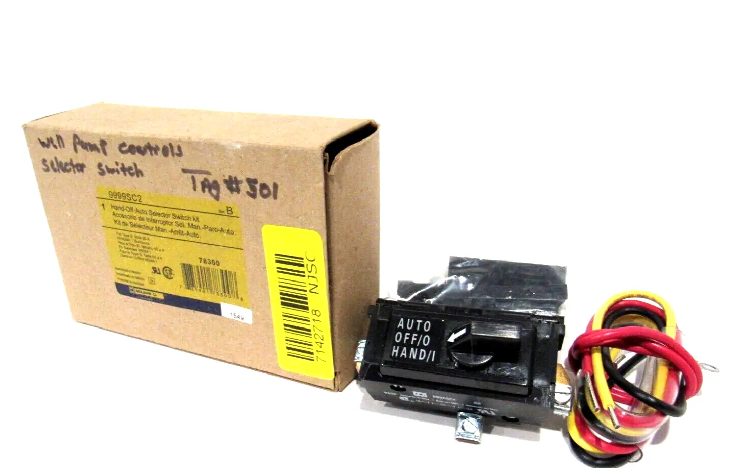 NEW SQUARE D 9999SC2 SELECTOR SWITCH KIT