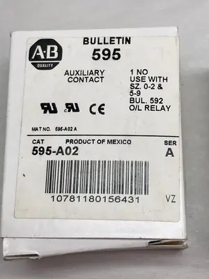 New | in-Stock ALLEN-BRADLEY 595-A02 Miscellaneous Equipment (Electrical & Power) | Surplus Asset Holdings #1191154