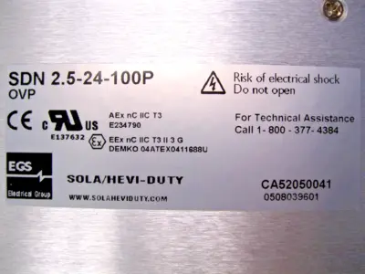 USED Sola SDN 5-24-100C