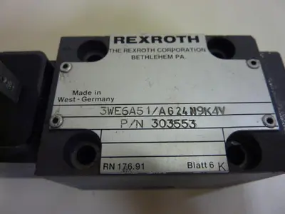 USED REXROTH 3WE6A51A624N9K4V