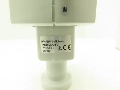 Inficon VAP016-X Pneumatically Actuated Bellows Sealed Angle Valve DN 16 ISO-KF
