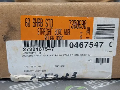 Rexnord 60 SHRB STD 7300690 1-1/8" Straight Bore Hub New NIB