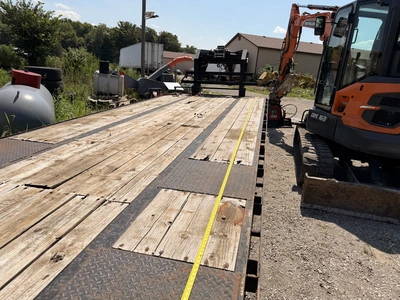 Used 2019 ELITE GOOSENECK DOVETAIL 32' Deckover Trailers Indiana US | Miedema Asset Management Group #1437044