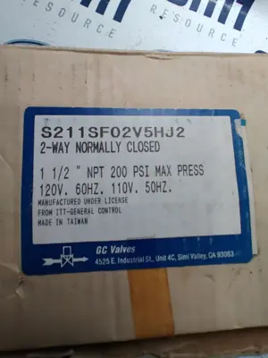 USED GC VALVES S211SF02V5HJ2