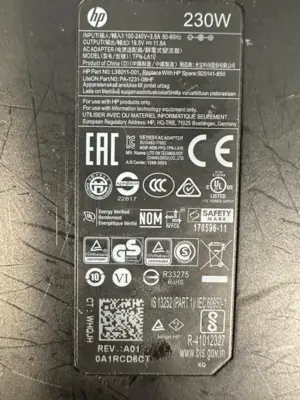 TEN-LA10 Genuine HP 230W AC Adapter 19.5V 11.8A (2.3.1)