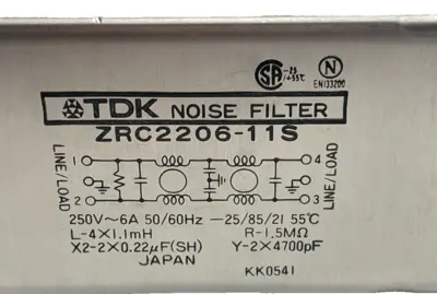 NEW TDK ZRC2206-11S NOISE FILTER ZRC220611S