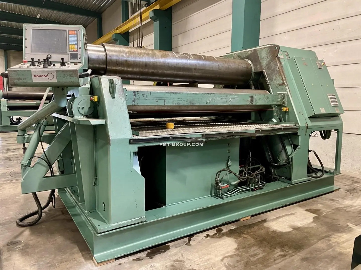 Used 2009 ROUNDO SWEDEN P-AS 3000 X 550W CNC Plate Bending Rolls including Pinch | F.M.T. Group s.r.o. #1252778