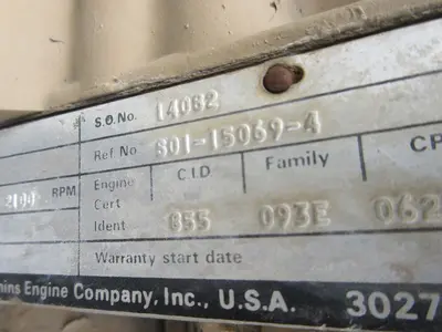 USED 1984 CUMMINS NTC-400