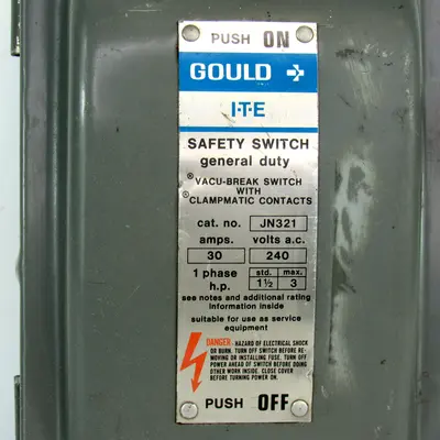 USED GOULD JN321