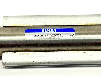 MRS-021.5-DXPT2T4 | Bimba  Pneumatic Cylinder Double Acting 9/16" Bore 1.5" Stroke - Used