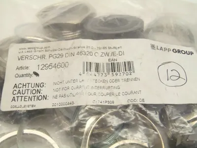 12954600 | LAPP SM Cable Gland LOT OF 12 - New