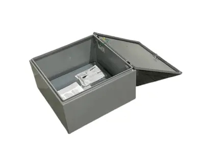New | in-Stock Hoffman Single Door Enclosure, Gray Steel, 20 x 20 10", 37459 Electrical Boxes Michigan US | Maverick Industrial Sales #1441653