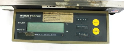 USED WEIGH-TRONIX PC-802-25