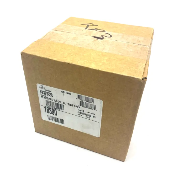 New | in-Stock Hoffman nVent 45-Degree Elbow Feed-Through Wireway Outside Open Electrical Fittings Michigan US | Maverick Industrial Sales #1396424