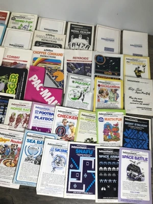 Collectible Video Games & More - Intellivoice Voice Synthesis Module / 52 - Mattel Intellivision Video Games - Manuals & Cards - see description for more info