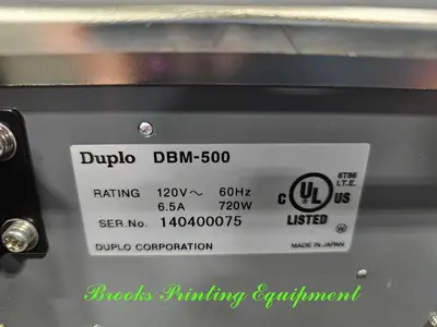 USED 2014 DUPLO DSF-500