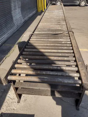 42" X 360" INFEED ROLLER CONVEYOR: STOCK #23679