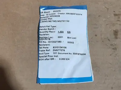 USED METSO N02701132