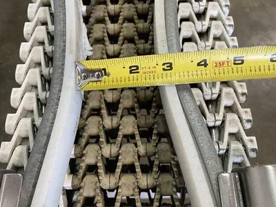 10' Modular Belt Conveyor with Curve