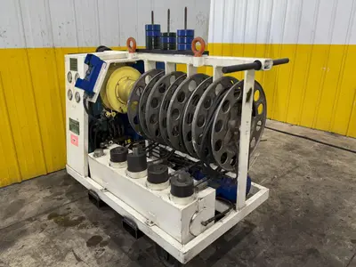 40 TON MODERN HYDRAULICS 4 CYLINDER PORTABLE HYDRAULIC DIE SETTING & SEPARATING SYSTEM: YOBRO #23866