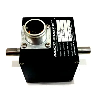 NEW ACCU-CODER 716-S INCREMENTAL SHAFT ENCODER 8/30VDC 10 CYCLES PER REV 716S