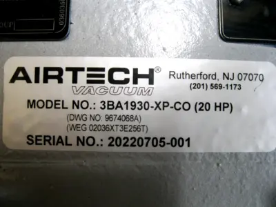 NEW Airtech 3BA1930-XP-CO