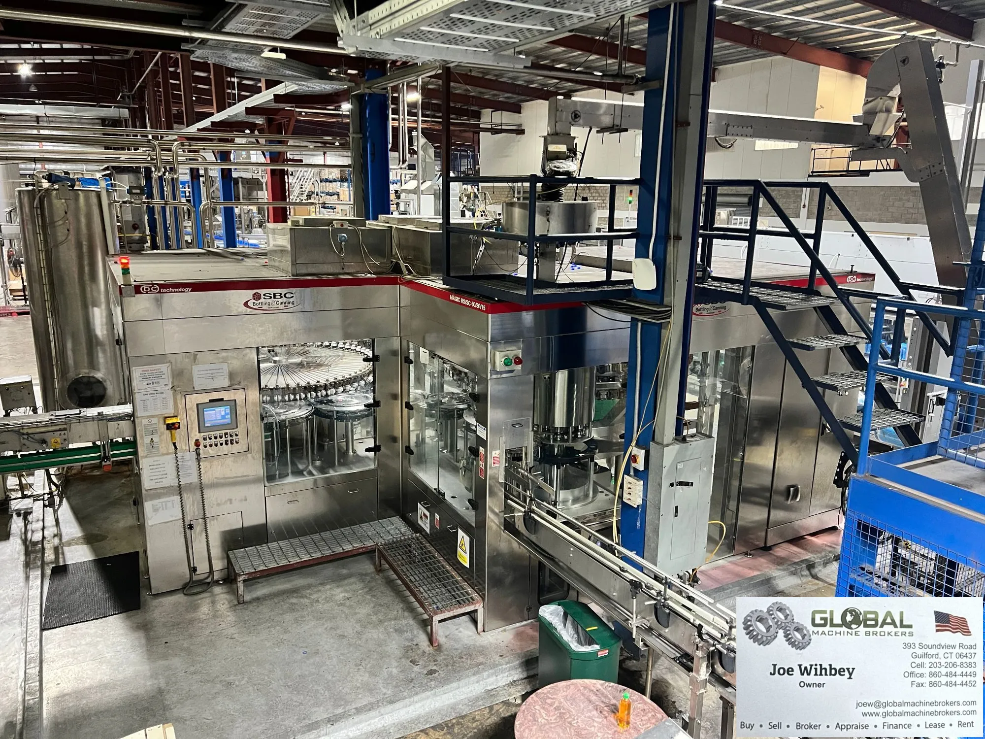 CFT SBC Tri Block RS/SC 60/80/15 Rinser, Filler, And Capper