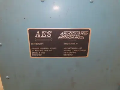 Aerospace America Air Filtration Dust Filter Collector 3Hp 230/460V Overhead