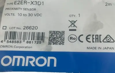 NEW OMRON E2ER-X3D1 2M PROXIMITY SENSOR E2ERX3D1