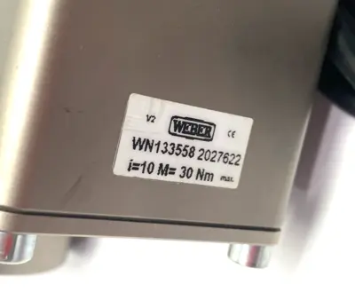 Used Weber Screwdriving Systems Offset Servo Spindle Gear Drive Unit i=10 M=30 Nm, Motorized Speed Reducers Michigan US | Maverick Industrial Sales #1391657