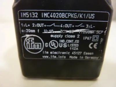 USED IFM IM532 IMC4020BCKG/K1/US