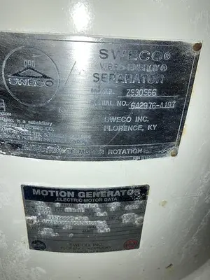 Used SWECO ZS30S66 Screens (Misc) | DH Griffin Used Equipment #1383186