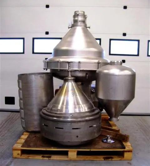 Alfa-Laval MRPX 418 HGV-74C cold milk separator, 316SS.