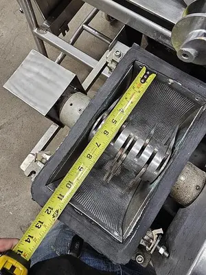 Used Fitzpatrick Hammer Mill, Swinging Hammers, With Screw Feeder