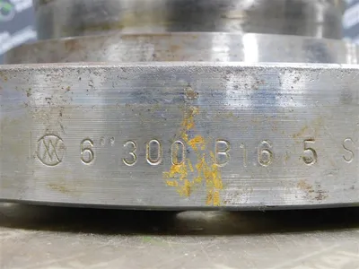 6" Titanium Bolt On Flanged Pipe 11.75" Flange OD 12" W Stainless Flanges Used