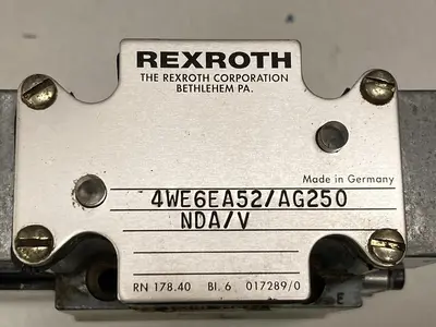 Used REXROTH 4WE6EA52/AG250 NDA/V Solenoid Valves Ohio US | Surplus Asset Holdings #1246589
