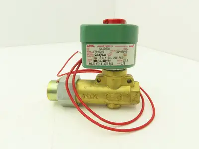 Asco 8266D53V Solenoid Valve 240VAC/60Hz 15.4W 200PSI # 2 And 4 Oil 1/2"NPT