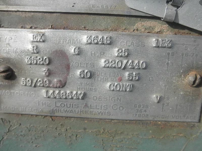 USED LOUIS ALLIS -