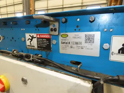 Hytrol 190E24EZ 30"x 5' Accumulation Roller Conveyor 27"BF 24V EZLogic Zones