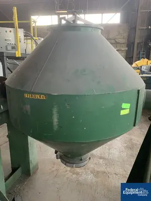 USED Patterson-Kelley 10 Cu Ft P-K Double Cone Blender, 134# Density
